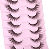 Lashes Natural Look False Eyelashes Wispies Short Faux Mink Lashes
