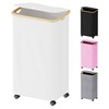 SUOCO Laundry Hamper on Wheels 100L, Clothes Basket with Lid