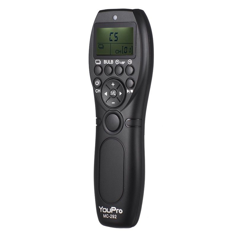 YouPro MC-292 S2 2.4G Wireless Remote Control LCD Timer Shutter