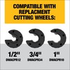 DEWALT Impact Connect Copper Cutter Wheel, Tube Cutter Wheel, 1/2
