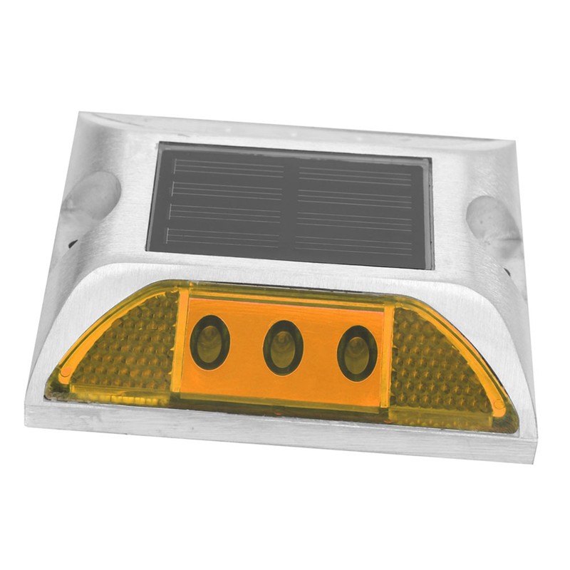 LED Solar Power Ground Marker Lights Waterproof Outdoor Driveway Road