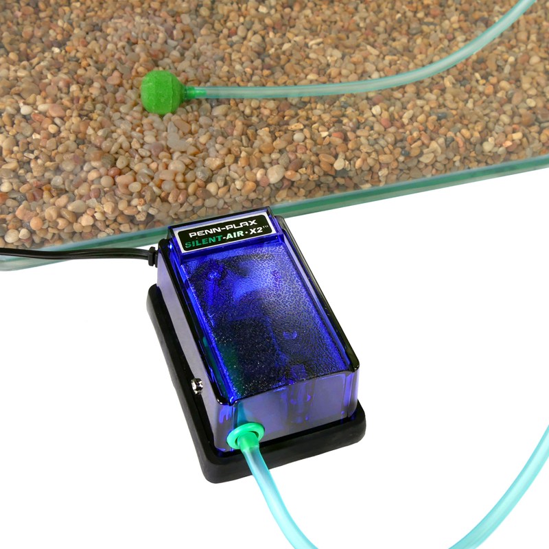 Penn-Plax Silent-Air Aquarium Air Pump - 20 Gal