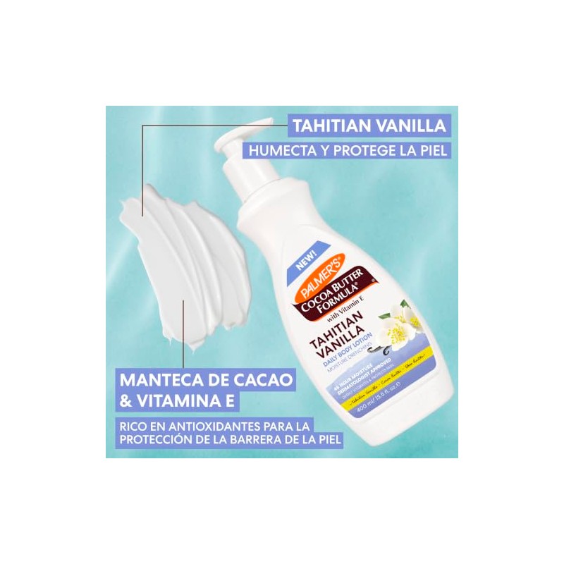 Palmers Cocoa Butter Formula Tahitian Vanilla Loción Corporal, Loción Hidratante