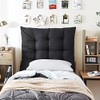 DormCo Rainha - Puffy Tufted College Headboard - Black