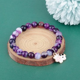 Regalos de vaca para amantes de las vacas, mujeres, pulsera de vaca, consejos de una vaca, joyería de vaca, regalos para mamá, regalo para dueño de vaca, Acero inoxidable, Sin gemas.