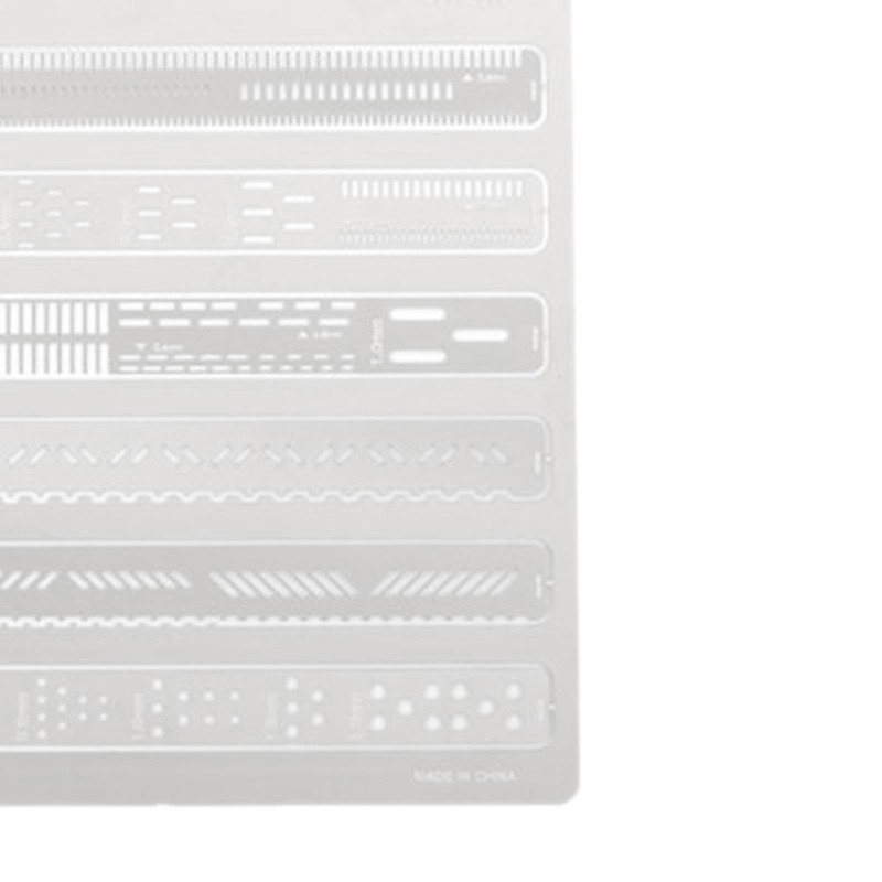 Perfeclan Model Building Line Carving Auxiliary Ruler Scribing Template Ruler