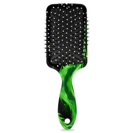 Kids Hair Brush for Boys Girls - Green Dragon Detangling Hairbrush for Thick Curly Wet Dry Hair - Paddle Hair Brushes Pain-Free Nylon Massage Pins for All Hair Types
