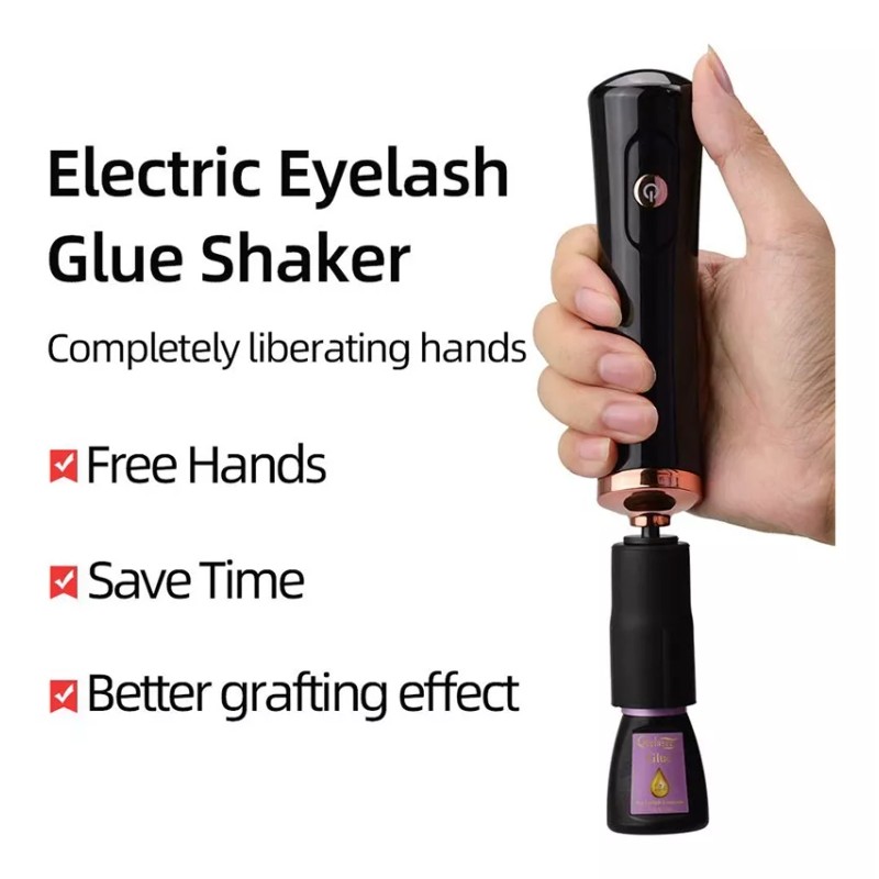 Electric Eyelash Glue Shaker Coctelera Eléctrica De Pegamento Para Pestañas