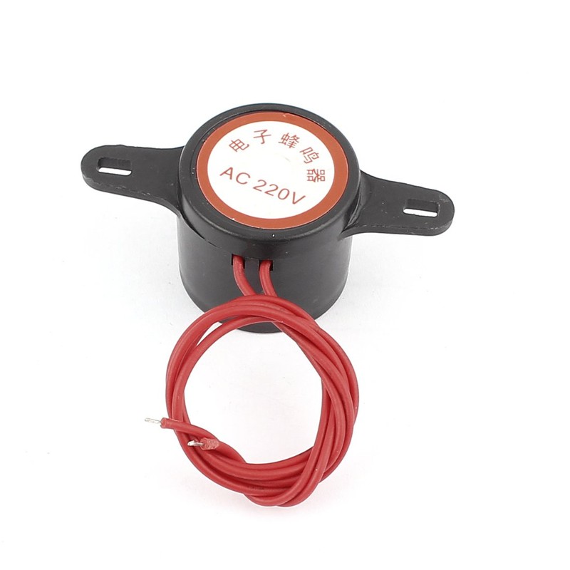 sourcing map AC 220V Wired Industrial Beep Sound Electronic Buzzer