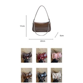 Women Fashion Small Shoulder Bag PU Leather Leisure Hobo Bags Purses and Handbags (Off White)