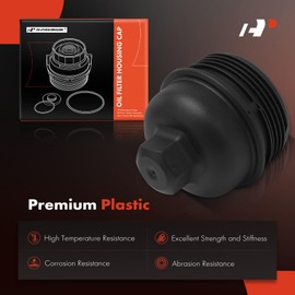 A-Premium Oil Filter Housing Cap Assembly Compatible with Kia Stinger 2018-2023, K900 2019-2020 & Genesis G70 2019-2023, G80 2018-2020, G90 2018-2022, Oil Filter Housing Cover, Replace# 263503LTA0