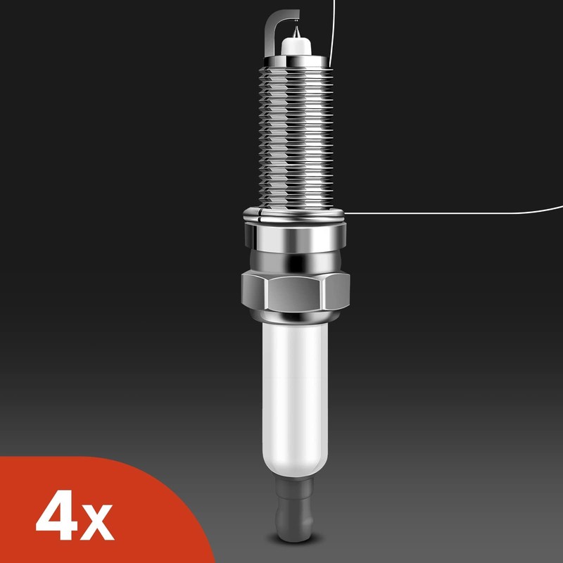 A-Premium Set of 4 Ignition Coil Pack and Iridium Spark