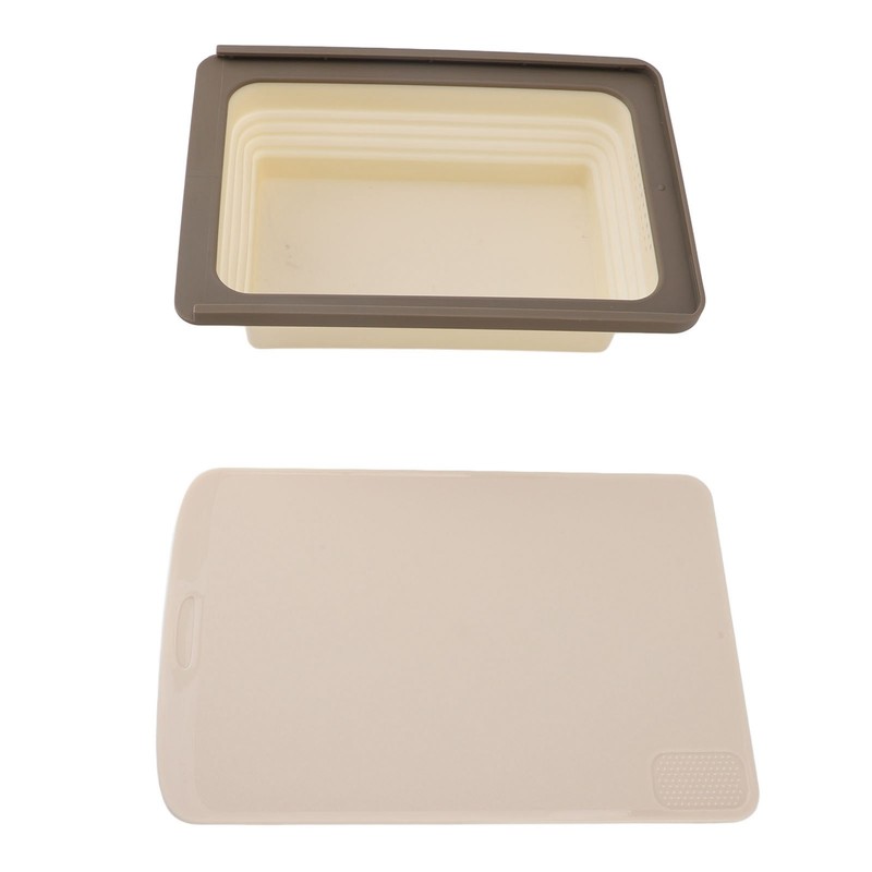 2 in 1 Foldable Cutting Board Dish Tub Multifunction Space