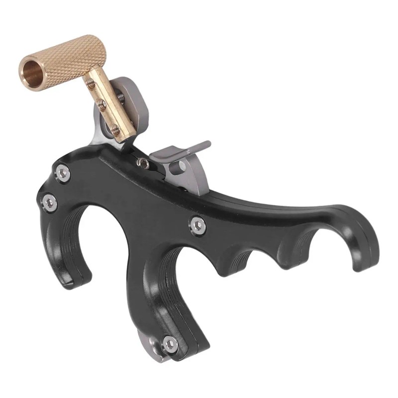 Bow 4 Fingers Thumb Trigger Auxilia Na Liberação Em Liga