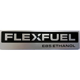 Flex Fuel E85 Ethanol Corn Fed Emblem Stick Anywhere 5.5 inch X 1.25 inch