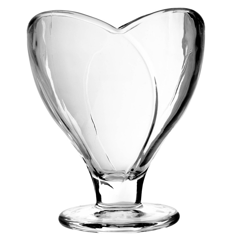 KADAX Dessert Bowls with Base, Ice Glasses, Transparent Ice Cream