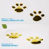 JNNJ Pack of 6 Dog Paw Print Stickers for Car
