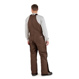 Berne Men's Heritage Insulated Duck Bib Overall, Medium Regular, Bark