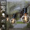 CHYSUPER 10PK G40 LED Replacement Bulbs, 0.6W 2700K Warm White,