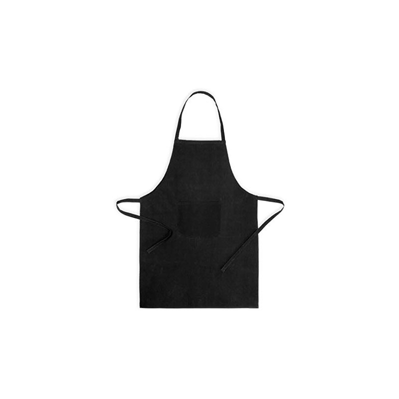 eBuyGB Plain Bib Pockets Adjustable Chefs Apron 7 Colours BBQ