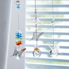 H&D HYALINE & DORA Crystal Suncatcher Hanging Metal Butterfly Decoration,