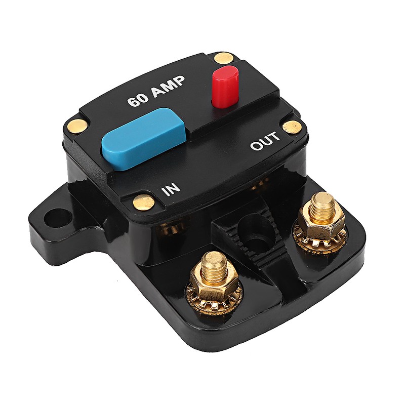12V 60A Car Audio Stereo Circuit Breaker Manual Resettable Fuse