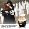 YATHABHISA Keepsake Urns for Ashes, Cremation Urn for Human Ashes,
