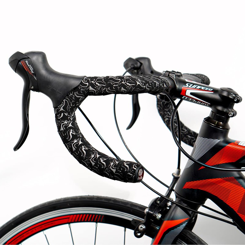 Chooee Road Bike Handlebar Tape,Bike Bar Tape with End Plugs-2