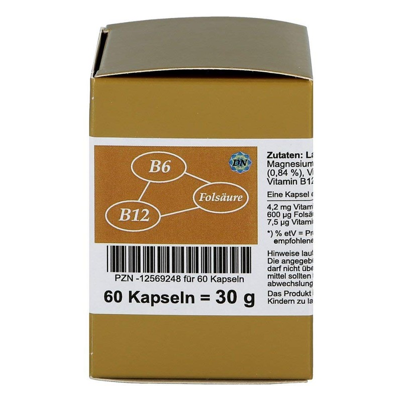 Vitamin B6+B12+Folsäure N Kapseln
