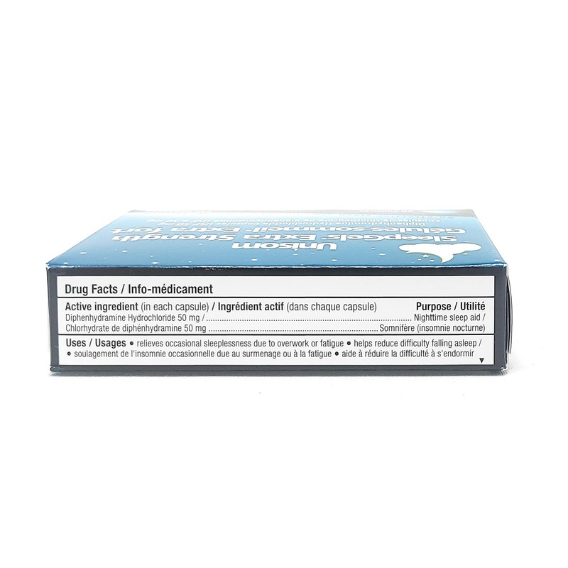 2 Pack Unisom ExtraStrength Sleepgels 20s ((A total of 40