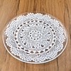 LILLE 11" Dinner Plate Clear/White