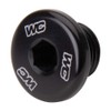 Works Connection Radiator Plug (BLACK) For 13-16 HONDA CRF450R