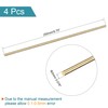 sourcing map Brass Round Bar Lathe for DIY Craft 2