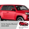 Voron Glass in-Channel Extra Durable Rain Guards for Toyota 4Runner