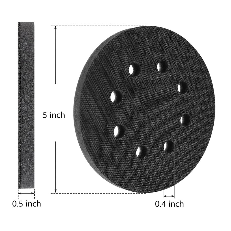 STEBRUAM Polishing Pad 4.9 inches (125 mm) Curved Surface Adapter,