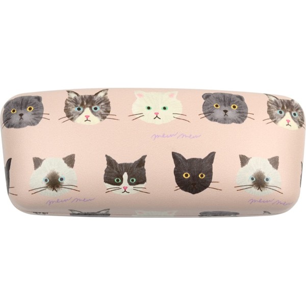 Friends Hill Mew Miu Pink Glasses Case with Cleaning Cloth
