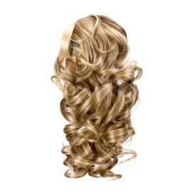 Onedor 12" Synthetic Fiber Natural Textured Curly Ponytail Clip In/On Hair Extension Hairpiece (H16/613)