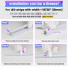 Muzata 10Pack 3.3FT/1M Excellent Spotless LED Channel LED Strip Diffuser