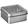 Fashioncraft Clear Top Mint Tin Favors, Silver