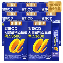 Sunsu Food (현대Hmall)순수식품 알파CD 맥스 8박스(112포) / 알파시디 1포당 3600mg 고함량 알파시클로덱스트린 (Hyundai Hmall) Pure Food Alpha CD Max 8 Boxes (112 Packs) / Alpha CD 3600mg High Content Alpha Cyclodextrin per Pack