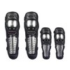 Motorcycle Protective Gear Set Stainless Steel Knee Pads Elbow Guards