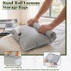 2 Pack Hand Roll Vacuum Bags Oxford Fabric Portable for