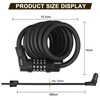 FITTOO Cable Lock 180CM, Combination Safety Code Lock, Multiple Using