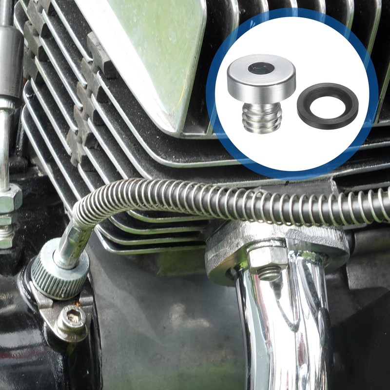 sourcing map 4Pcs M6x1 Inner Hex Head Pipe Fitting Plug,