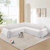 ALIECOM Corner Sectional Couch Covers L Shape Sofa Cover with