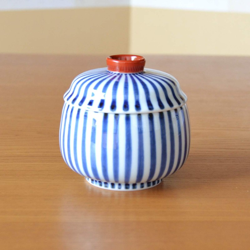 Chawan Mushi Dish, Set of 2, Dinnerware, Arita Ware, Red