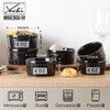 Yachi black Ramekins 6 oz, Dishwasher, Oven Safe Soufflé Dishes