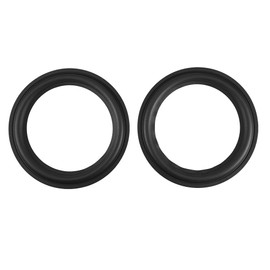 Kafuty Pack of 2 Rubber Edge Surround 8 Inch Speaker Surround Repair Rubber Woofer Edge Speaker Replacement Parts for JBL/HiVi