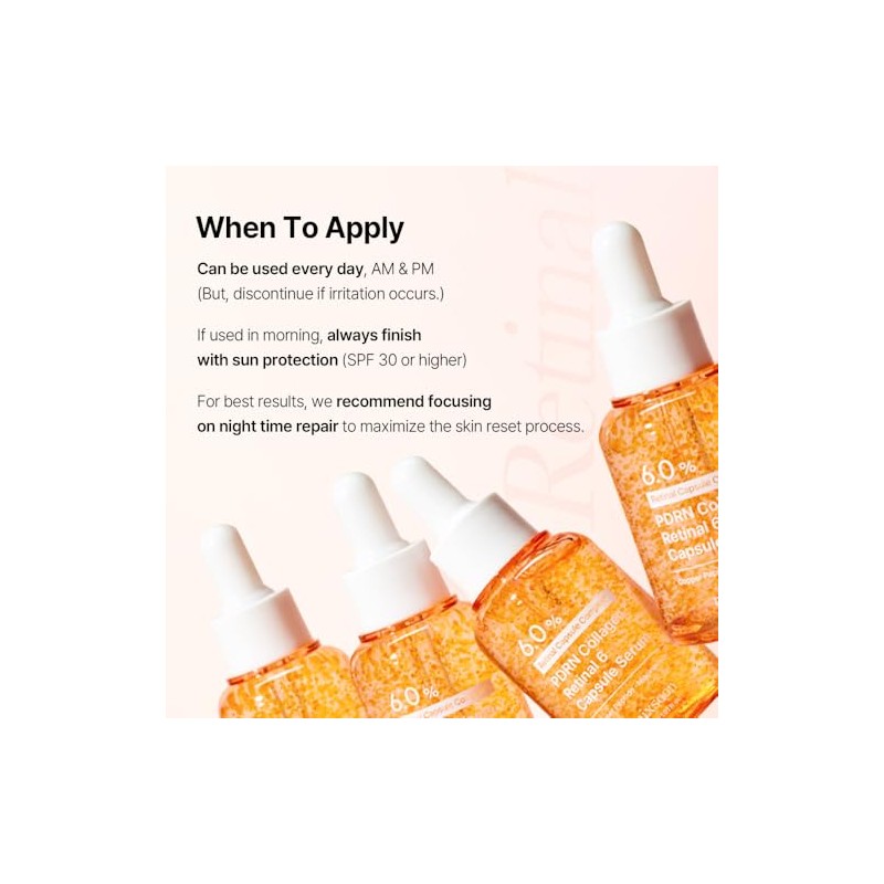mixsoon PDRN Collagen Retinal 6 Capsule Serum - Sérum Reafirmante