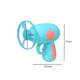 WVRLY Colourful Cat Fetch Toys Cat Chasing Flying Propeller Cat Funny Toys with 2 Shooter and 8 Discs for Cat Interaction, Exercise, Training, Hunting, Chasing